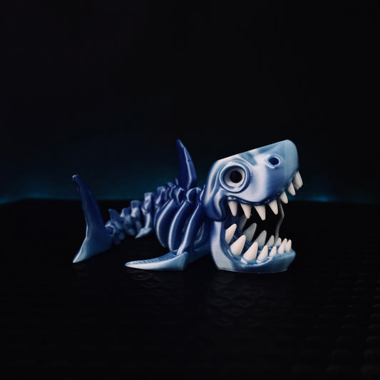 3D Printed articulated Shark