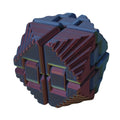 Amazing Infinity Cube 3D printed by RU3D – multicolour silk