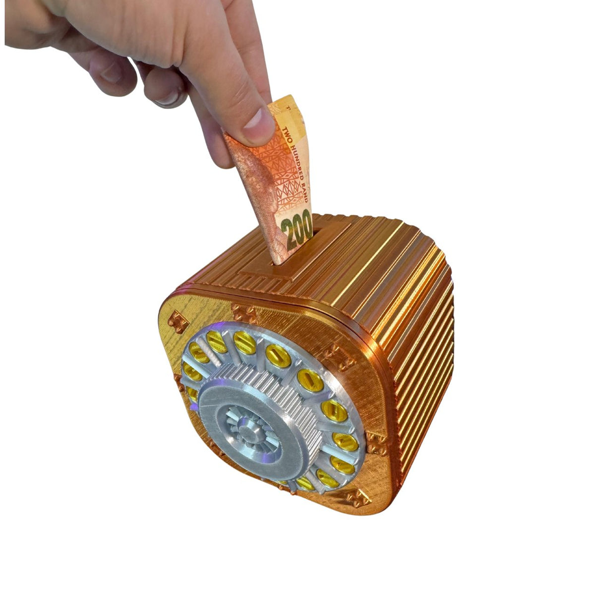 Annoying gift vault money box with screws 3D printed by RU3D – photo 3
