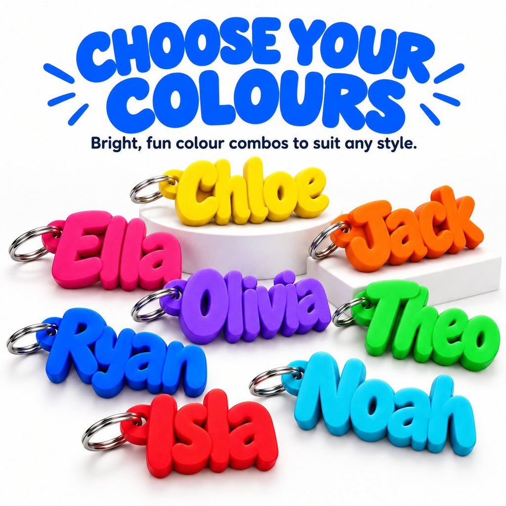 Custom 3D printed name keychain by RU3D – photo 4