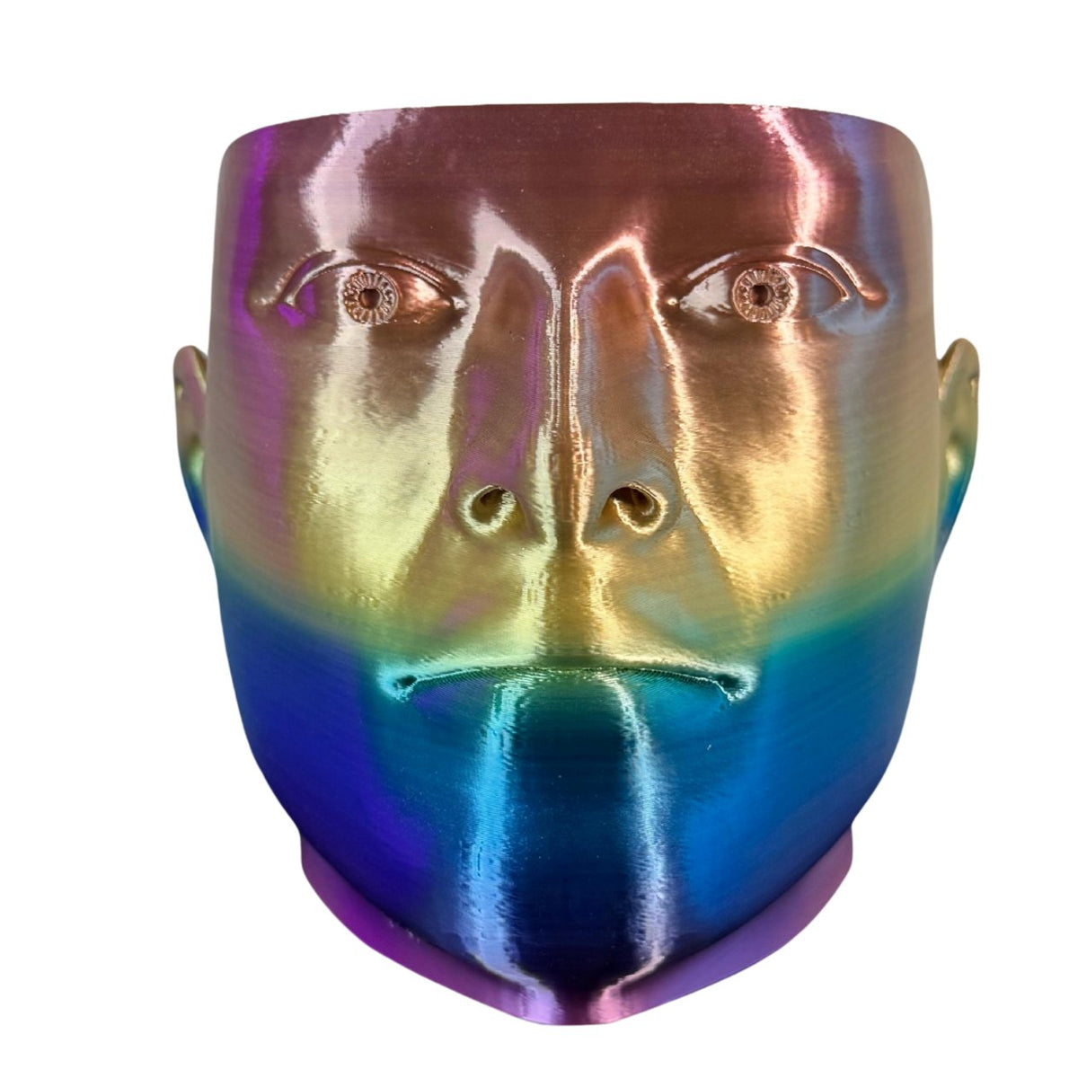 Face bowl planter 3D printed by RU3D