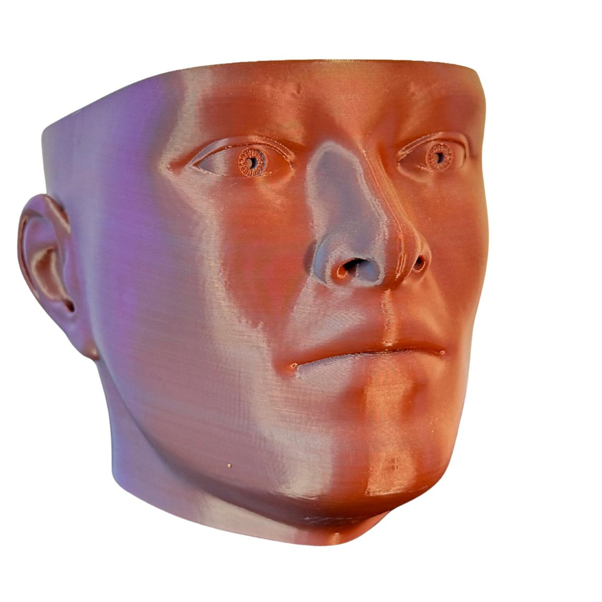 Face bowl planter 3D printed by RU3D – photo 4