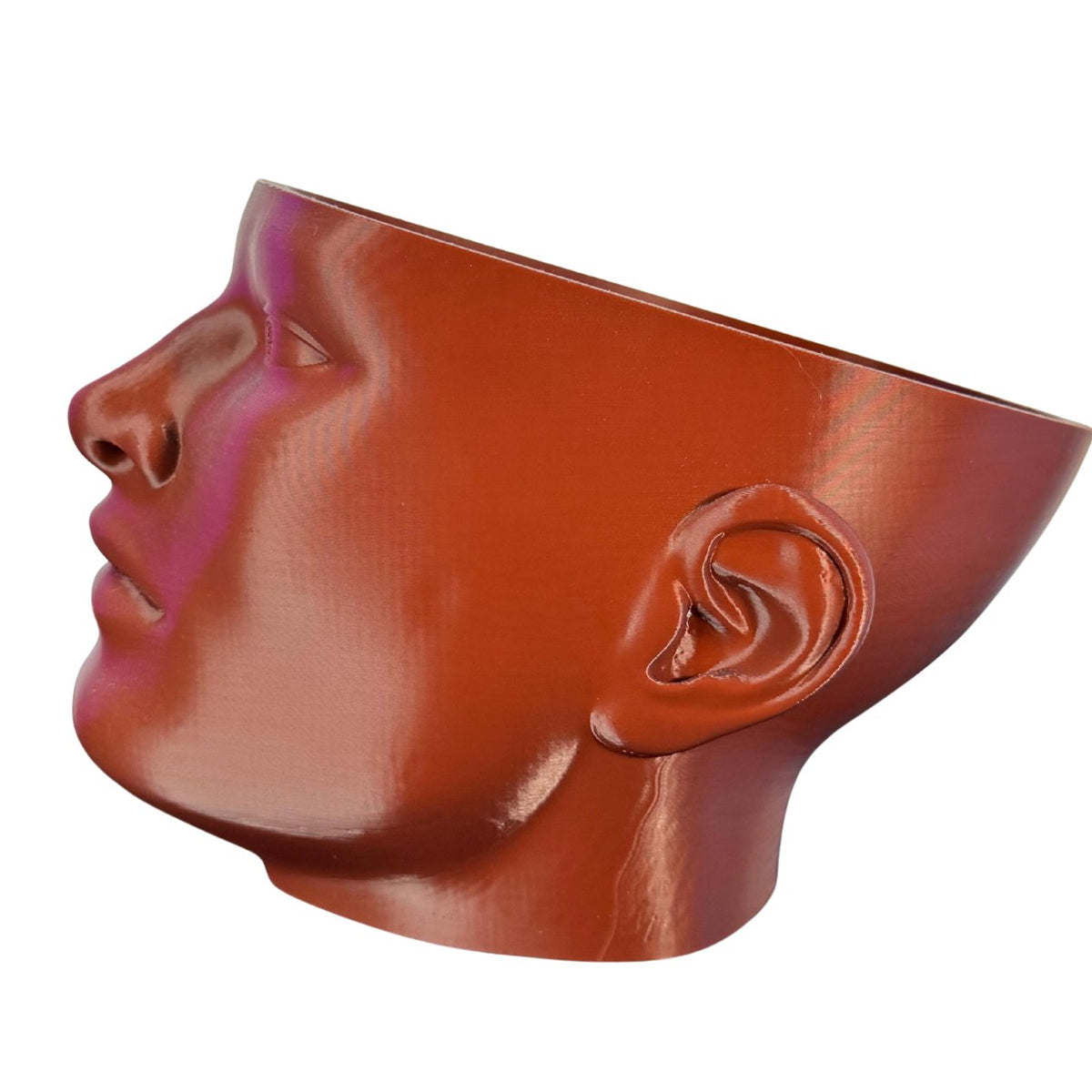 Face bowl planter 3D printed by RU3D – photo 6