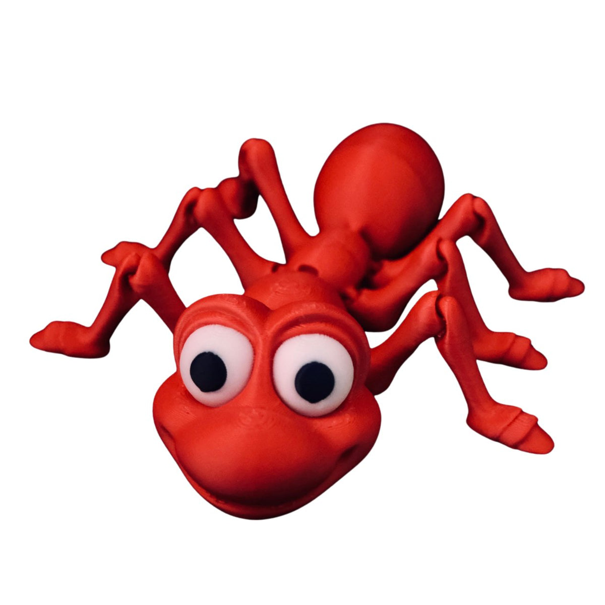 Red flexi ant 3D printed by RU3D