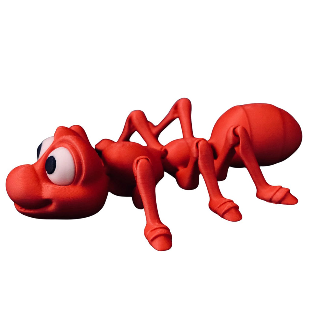 Red flexi ant 3D printed by RU3D – photo 2