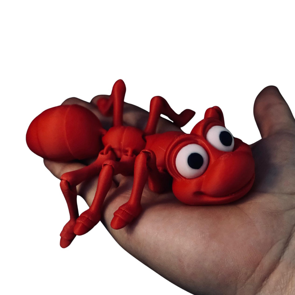 Red flexi ant 3D printed by RU3D – photo 3