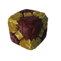 Flexible Fidget Gear Cube 3D printed by RU3D – red and gold