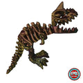 Flexible Skeleton Carnotaurus 3D printed by RU3D – dual colour silk