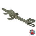 Flexible Skeleton Plesiosaurus 3D printed by RU3D – bone white