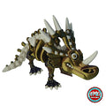 Flexible Skeleton Styracosaurus 3D printed by RU3D – premium multicolour gold