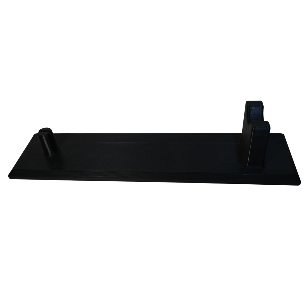 Empty black knife display stand 3D printed by RU3D