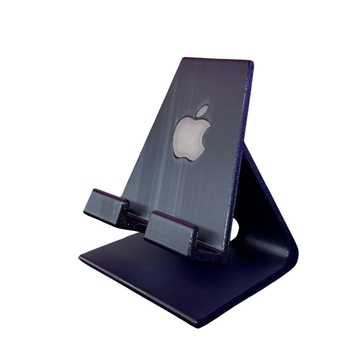 Minimalist black phone stand 3D printed by RU3D