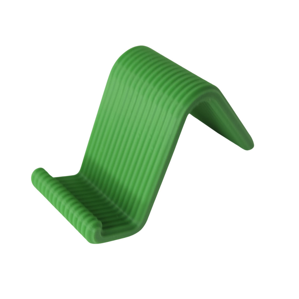 Simple Phone Stand 3D printed by RU3D – green side view