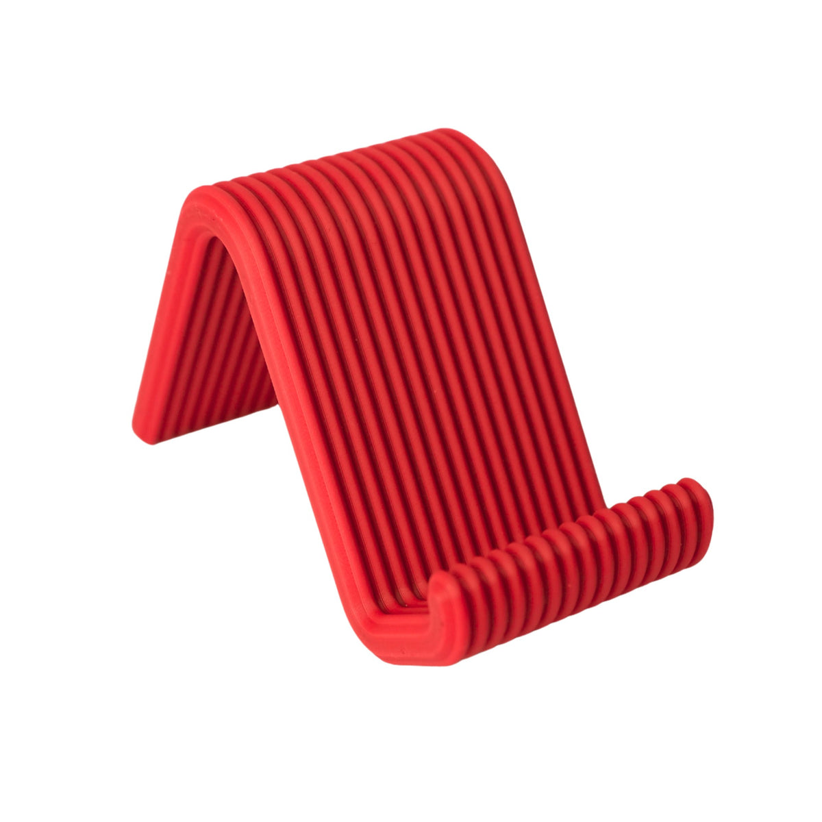 Simple Phone Stand 3D printed by RU3D – red