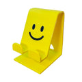 Yellow smiley phone stand 3D printed by RU3D