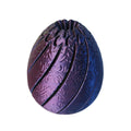 Textured Silky Spiral Egg 3D printed by RU3D – purple silk
