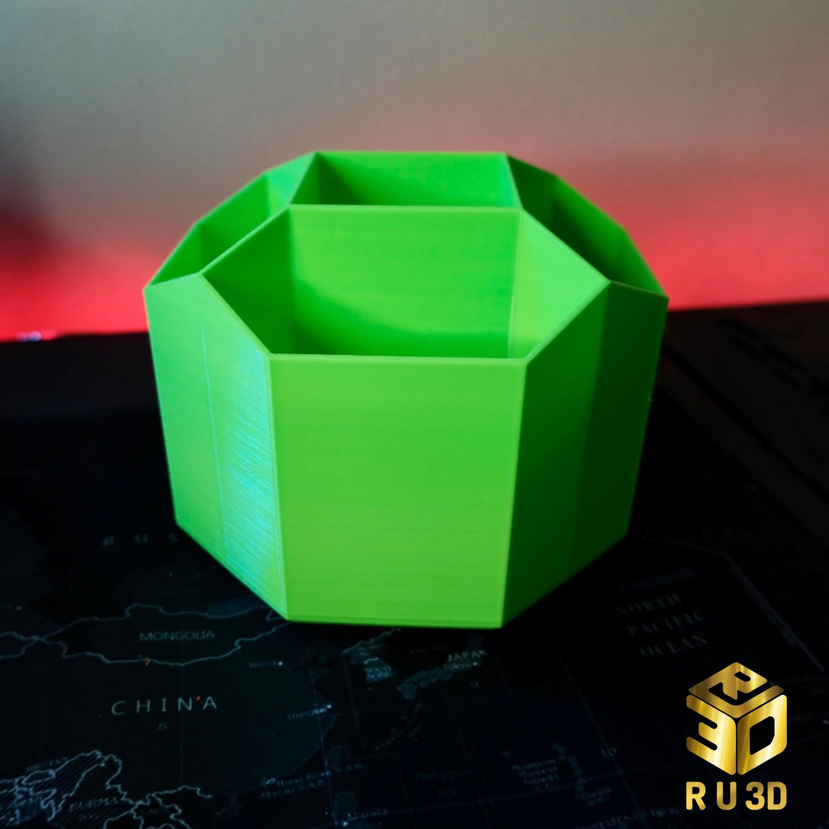 Ultimate geometric desk organiser 3D printed by RU3D – photo 3