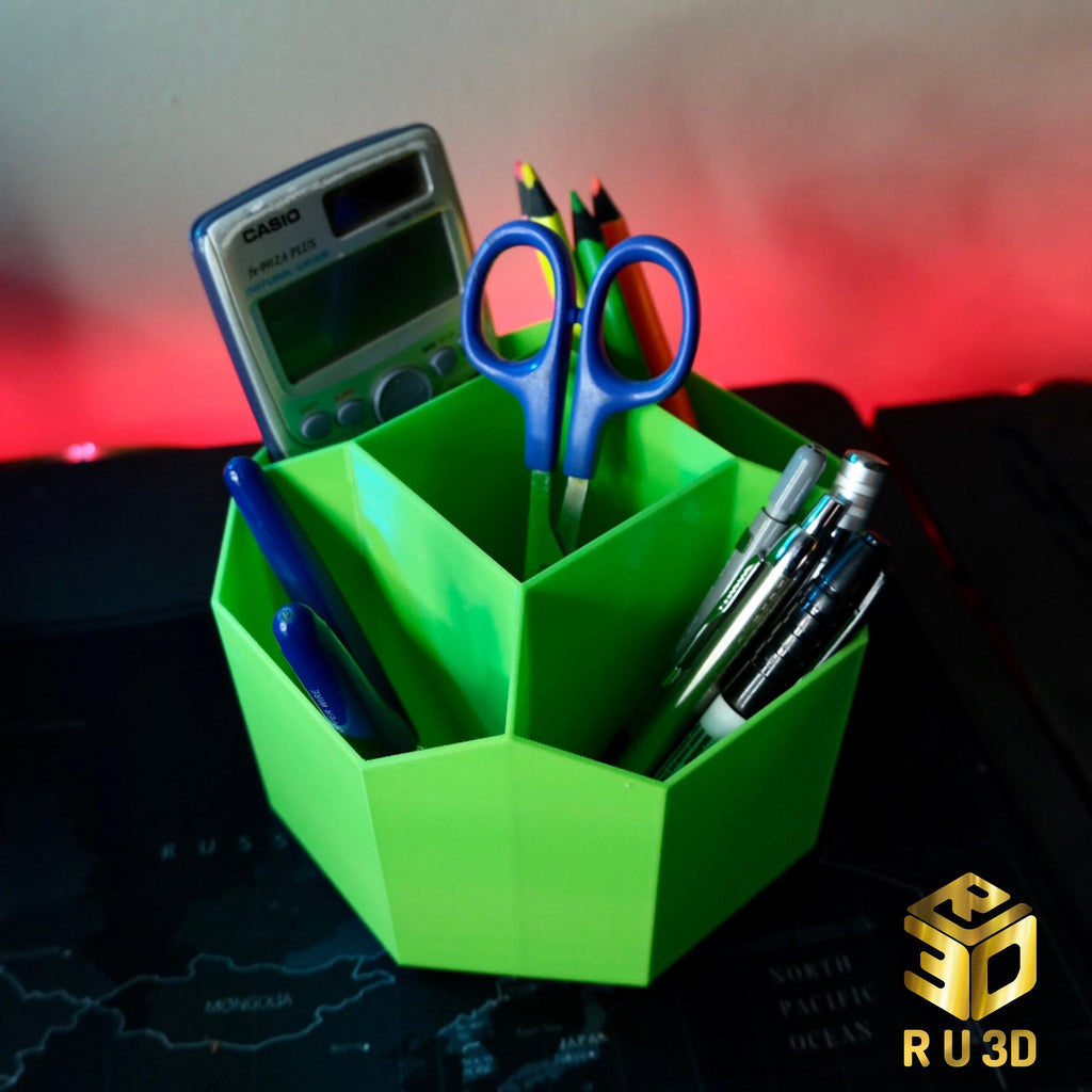 Ultimate geometric desk organiser 3D printed by RU3D – photo 4