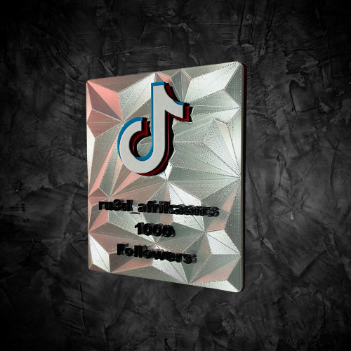 Social Media Award Plaque